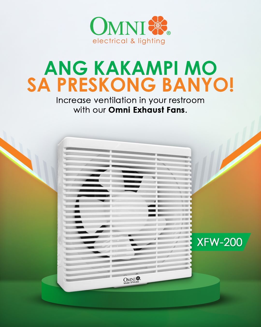 Omni Wall Mounted Exhaust Fan 8