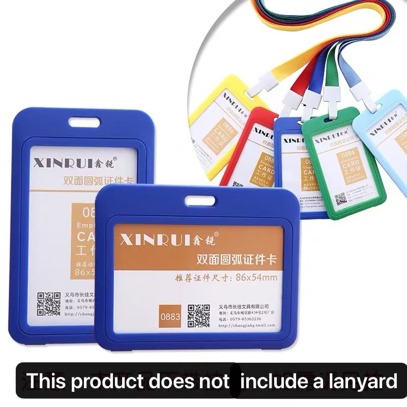 2pcs Vertical Horizontal Style Card Holder Student Officer Name Tag ...