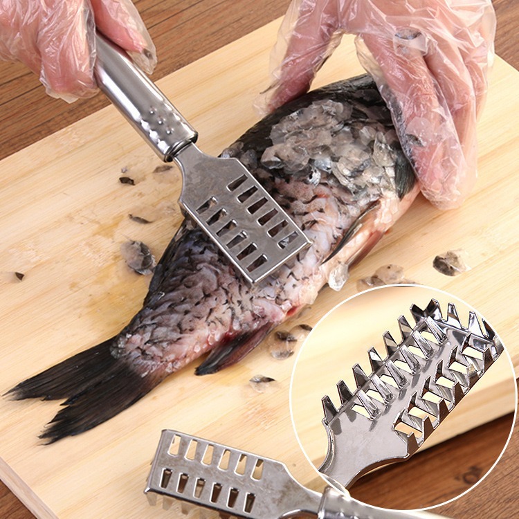 304 Stainless steel fish scale cleaner fish scale remover descaler ...