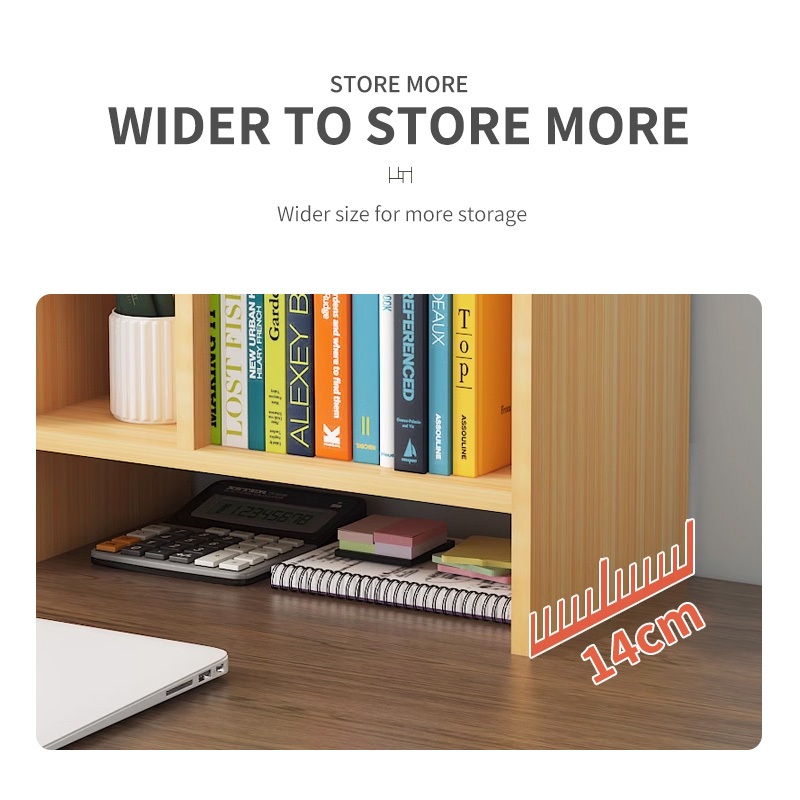 Desktop Rack Shelf Tabletop Multi-layer Shelf Storage Rack Adjustable ...