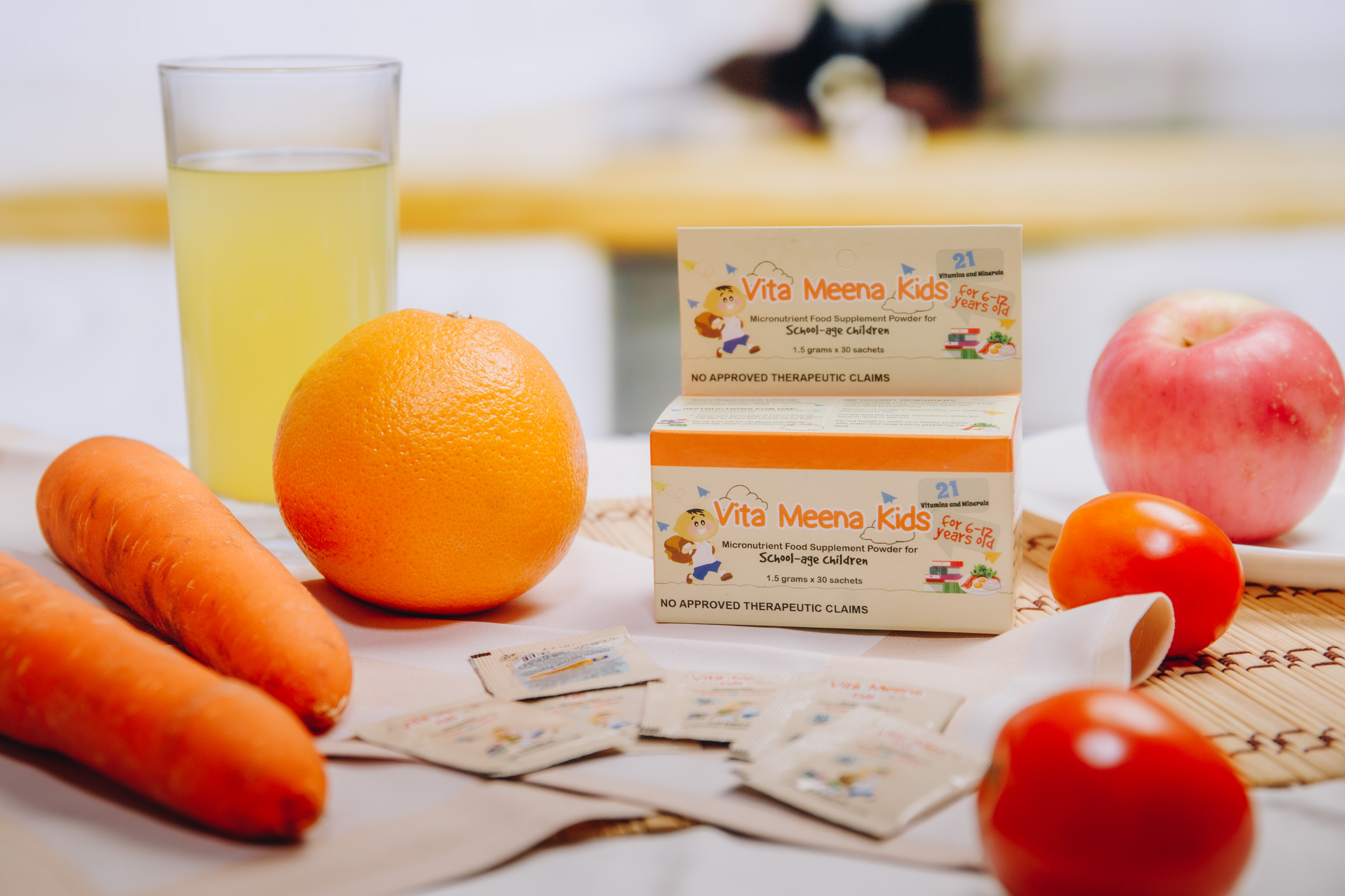 Vita Meena Kids (kids vitamins) for 6-12 years old -1 box [30 pcs ...