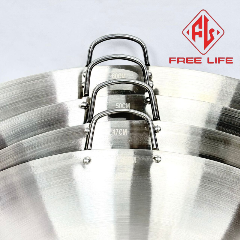 Premium Stainless Steel TALYASI with Double Handle 47-70cm | Shopee ...