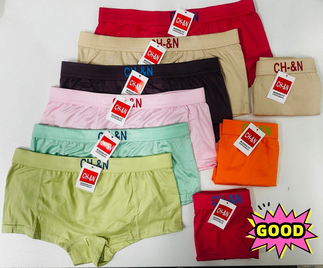 Ladies Boxer For Women 6pcs/12PCS plain Underwear Cotton Spandex ...
