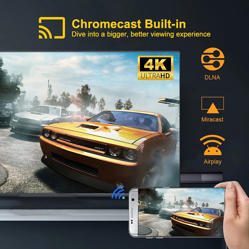 4K HD TV Stick Android 13.0 HDMI 4+64GB Wifi Smart Media Player Mini TV ...