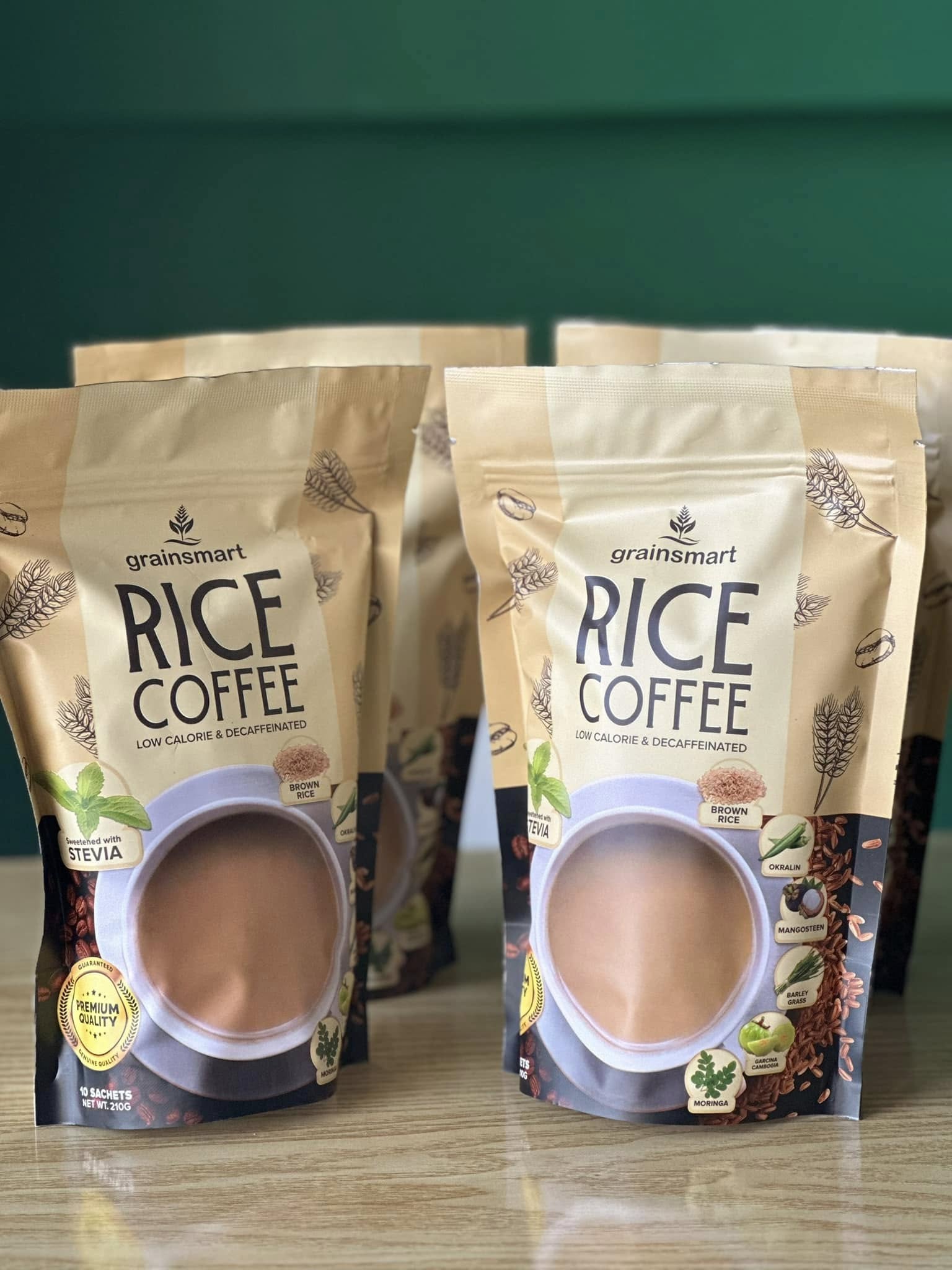 GrainSmart Original Brown Rice Slimming Coffee Caffeine-Free Energy ...