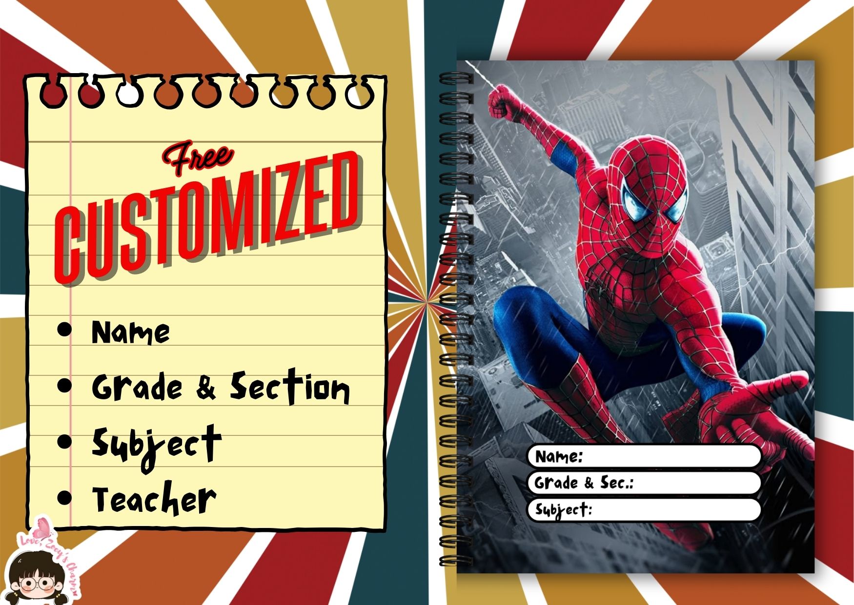 SPIDERMAN A5 NOTEBOOK DOUBLE LOOP WIRE | Shopee Philippines