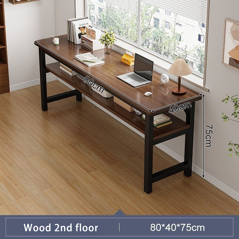 Magic Home Desk Computer Desk Metal Wood Simple Modern Bedroom Study ...