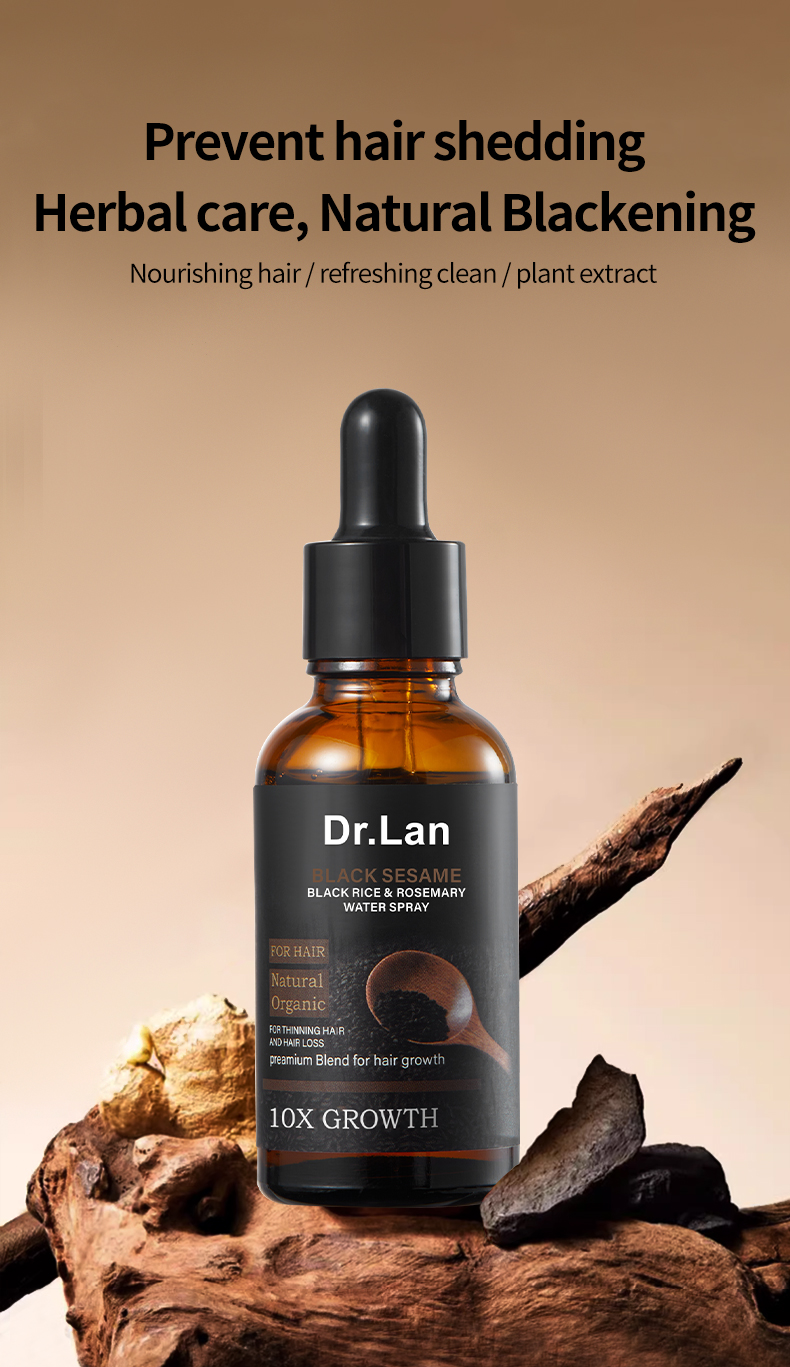 Dr.Lan Hair Growth Serum Black Sesame Hair Growth Hair Grower Fast ...