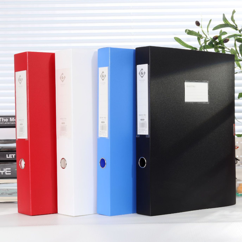 5/10PCS File Box Long Size Document Box 3.5/5.5/7.5cm File Folder ...