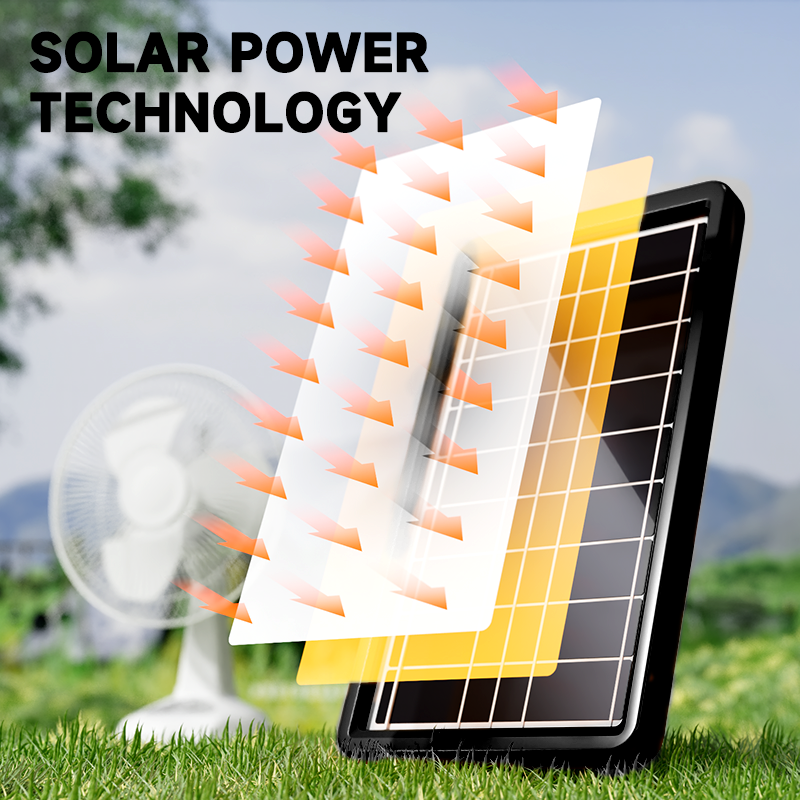 Keycool PLUS Solar Electric Fan Heavy Duty Wall Fan Solar Electric Fan ...