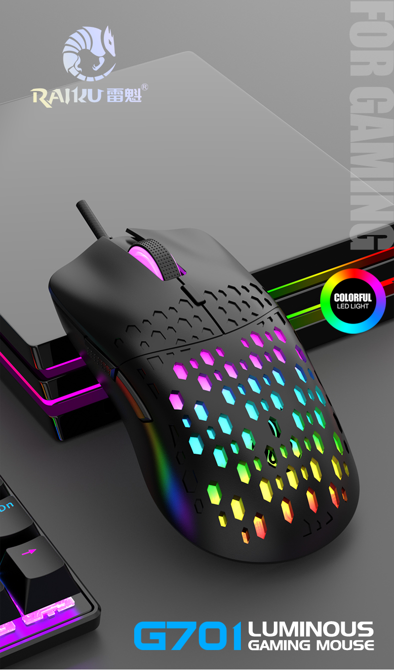 Zeus MR002 ( Beez-Hive ) Wired Gaming Mouse RGB Backlight Gaming ...
