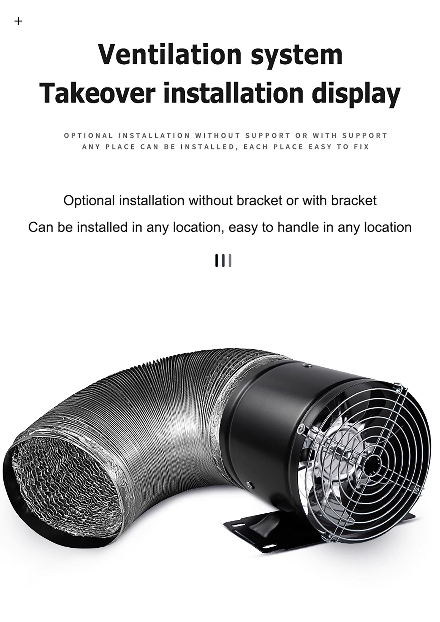 Newly Upgraded Exhaust Fan 6/8/10/12Inch Ventilation Fan With Bracket ...