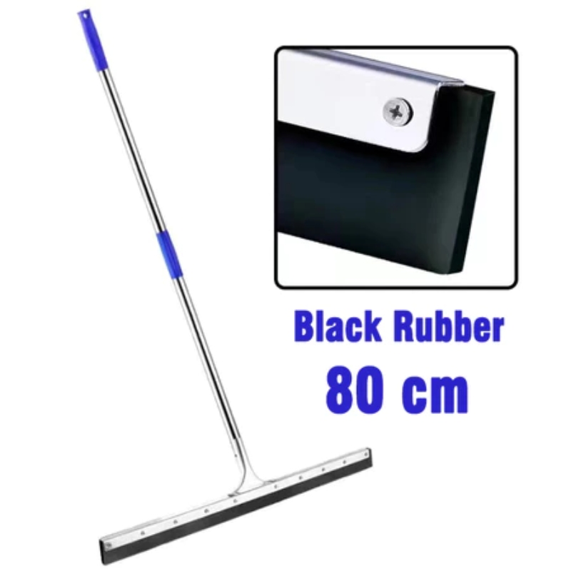 40/60/80cm Heavy Duty Floor Squeegee with Silicon Rubber Blade Multi ...