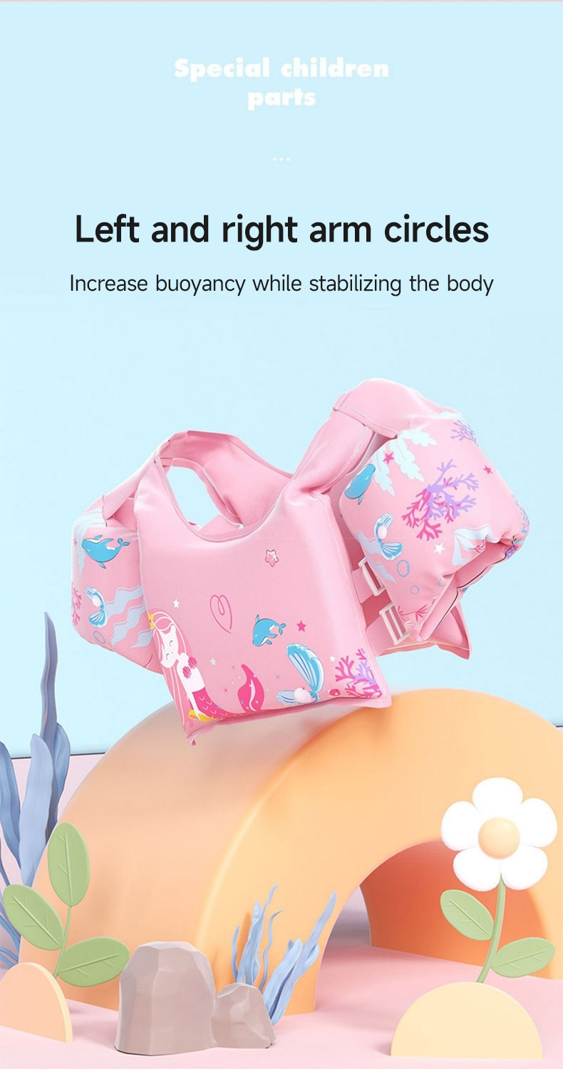 Vivid Baby Swimming Life Jacket Floaters Vest for Kids Arm Swimming ...