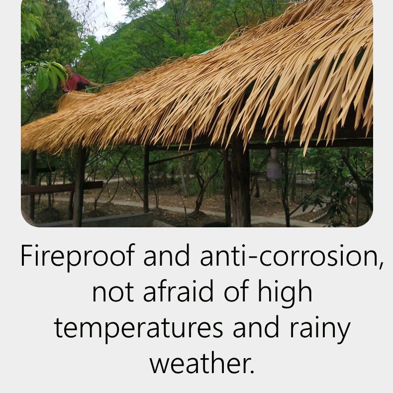 【Spot goods】100x50cm For Outdoor Roof Simulation Thatched Straw Thatch ...