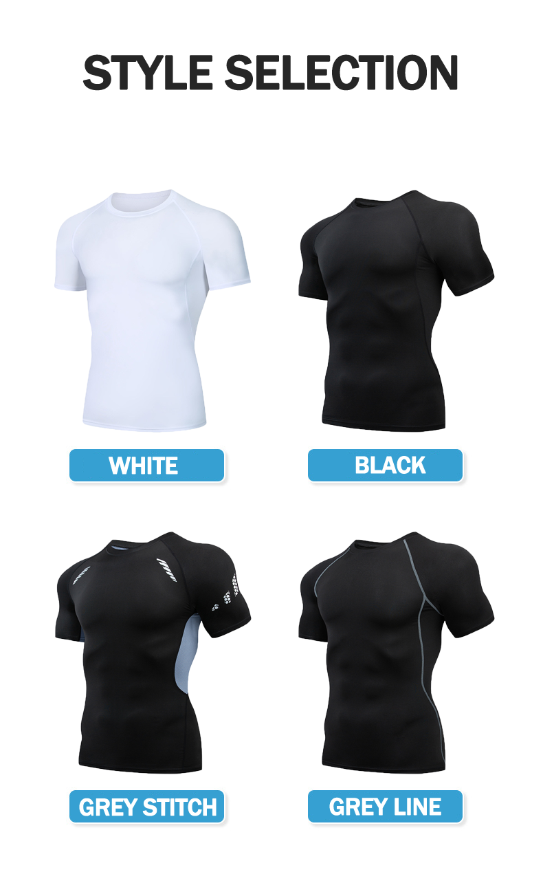 Atomax Compression T-Shirt Drifit Quick Dry Breathable for Sports Gym ...