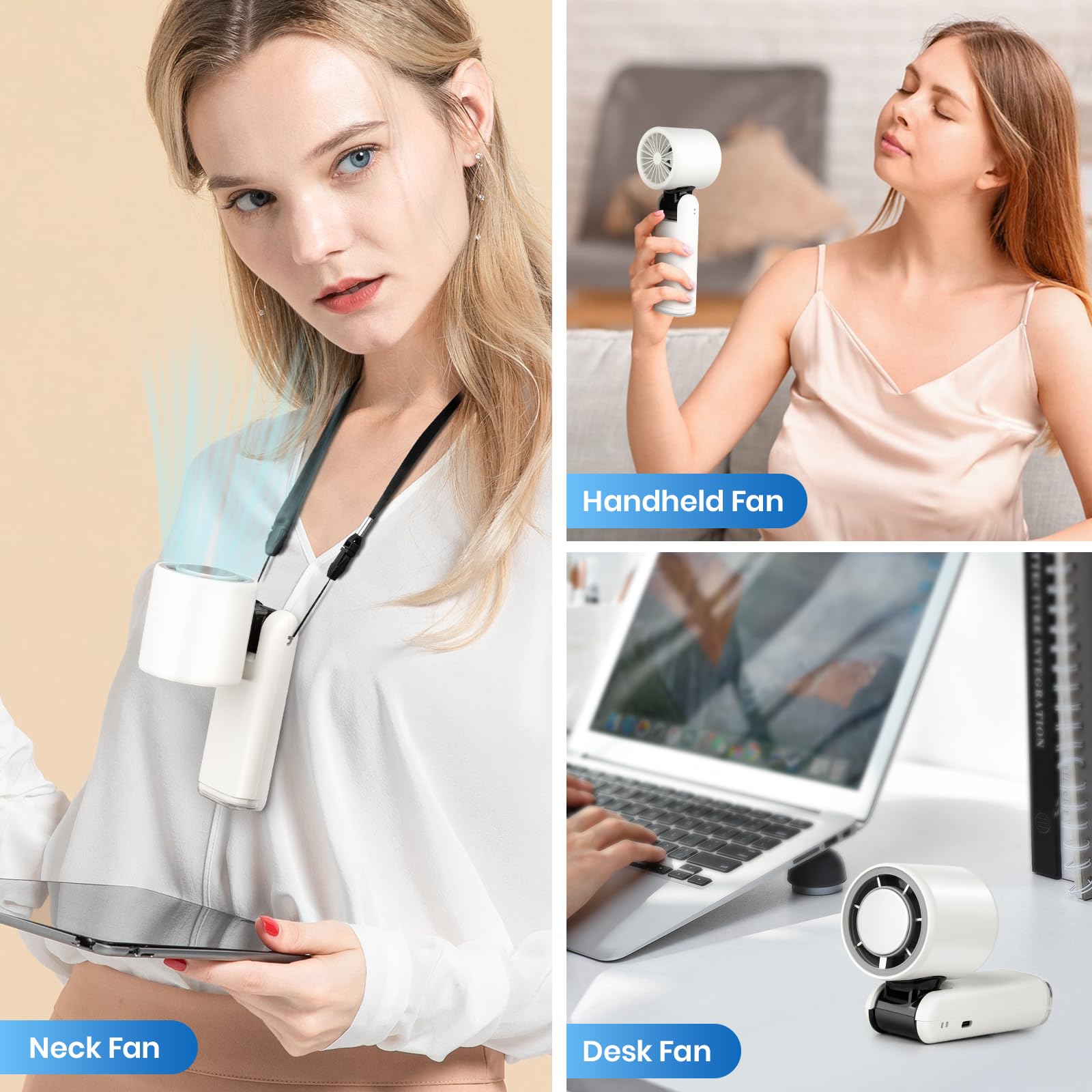 Portable Handheld Fan Mini Fan Rechargeable Turbo Fan Electric Turbo ...