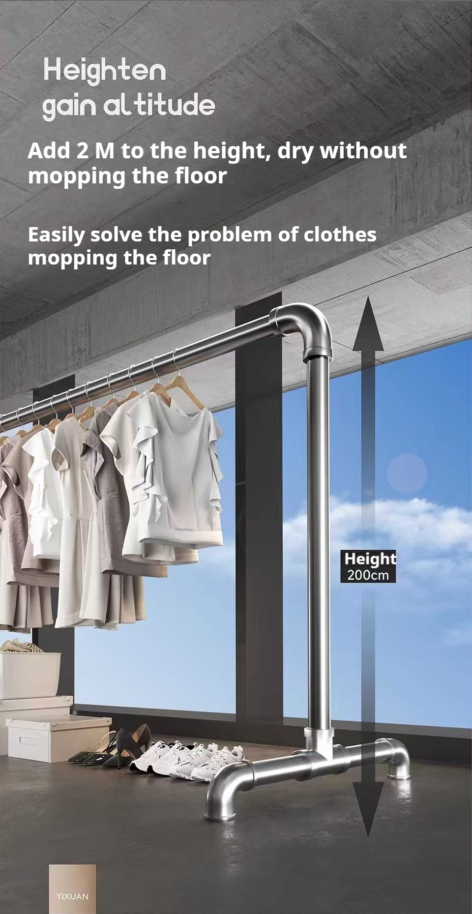 Drying Rack Heavy Duty Sampayan Stainless Clothes Rack Hanger Rack For ...