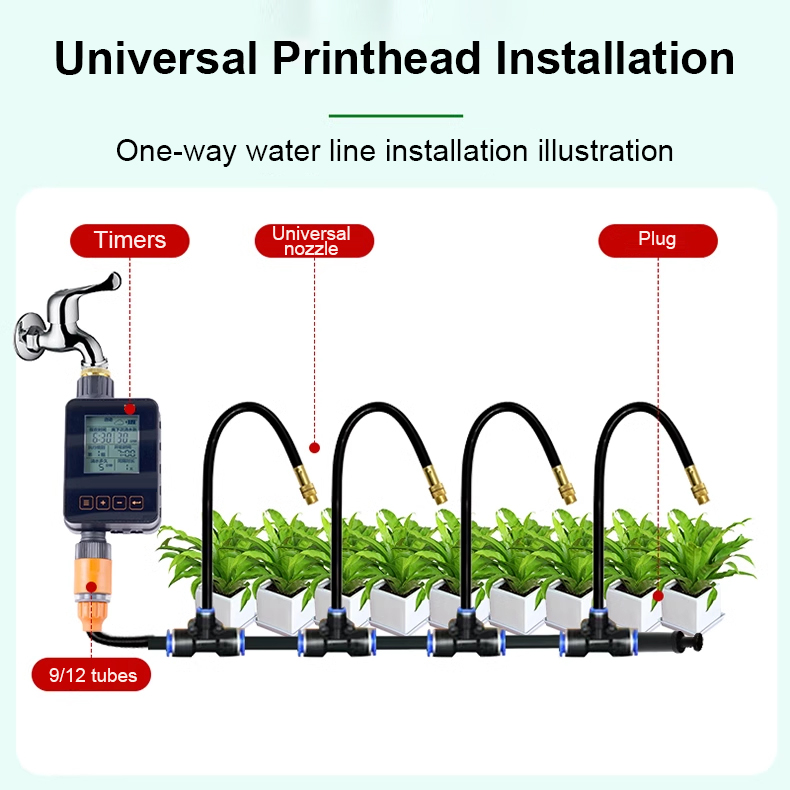 5M/10M/15M/20M Misting System Kit Adjustable Automatic Misting Watering ...