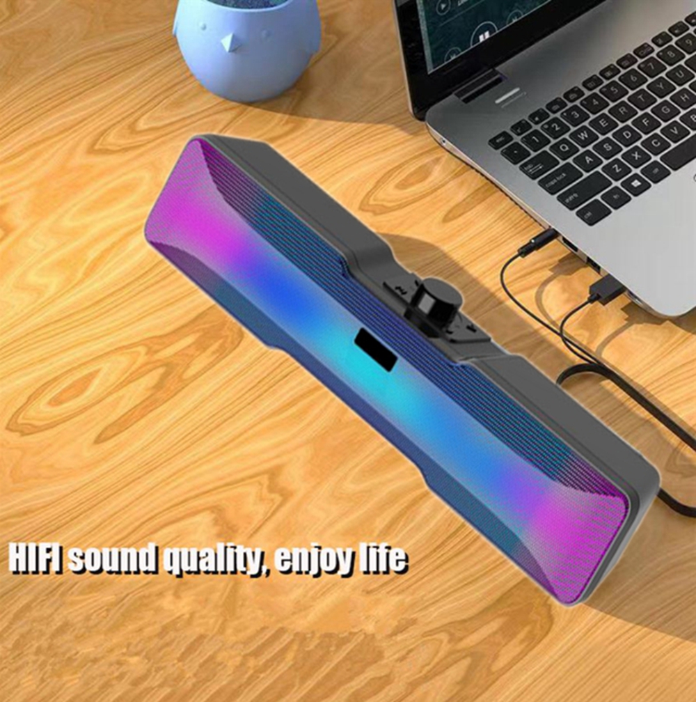 NBY216L RGB Wireless Bluetooth Subwoofer Soundbar Desktop Computer ...