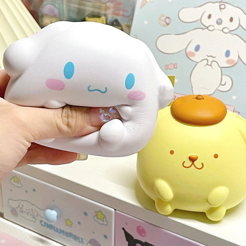 WTH Sanrio Kuromi Cinnamoroll Stress Squishy Decompression toys Anime ...