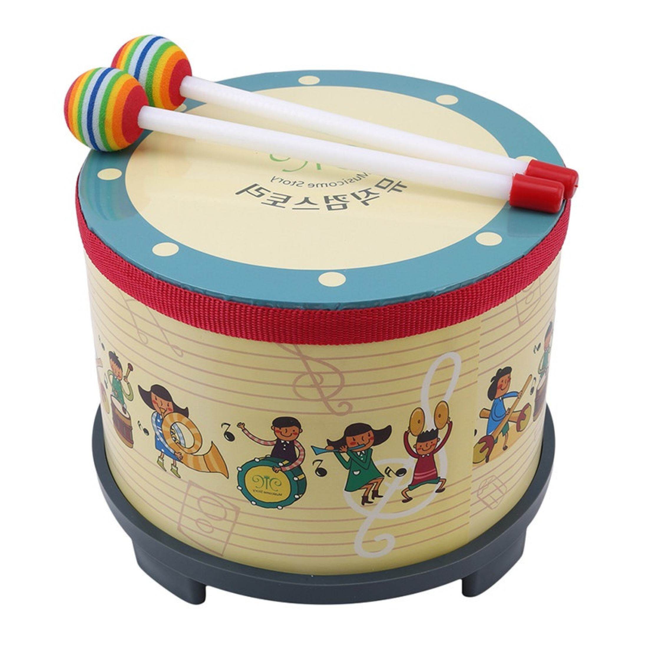 BABEDUO Kids Funny Colorful Percussion Drum Children Musical Inspire ...