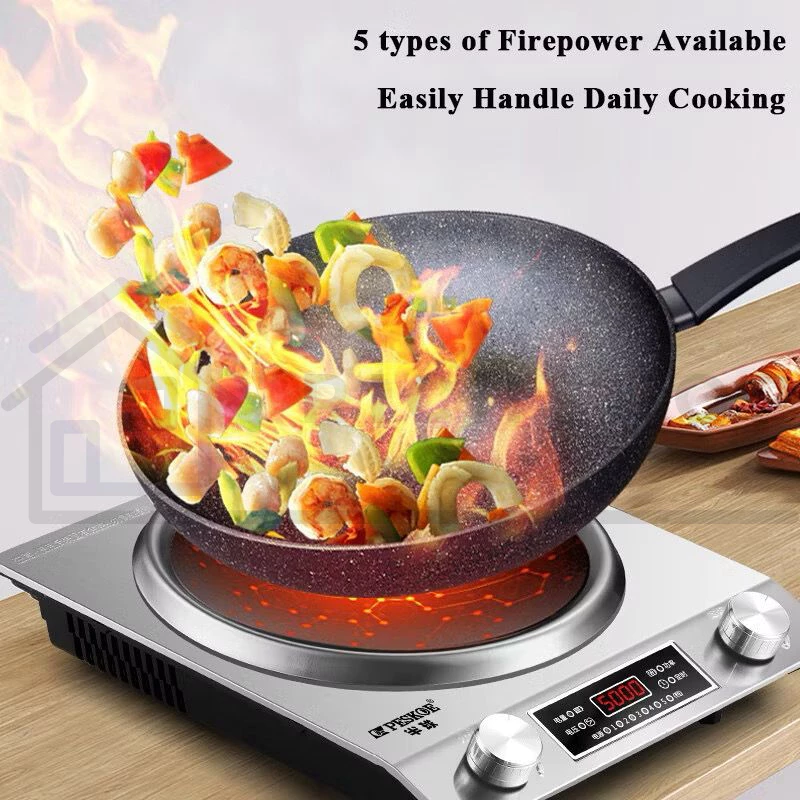 XL3500 E-Touch Series 3500W Crystal Glass Panel Induction Cooker ...