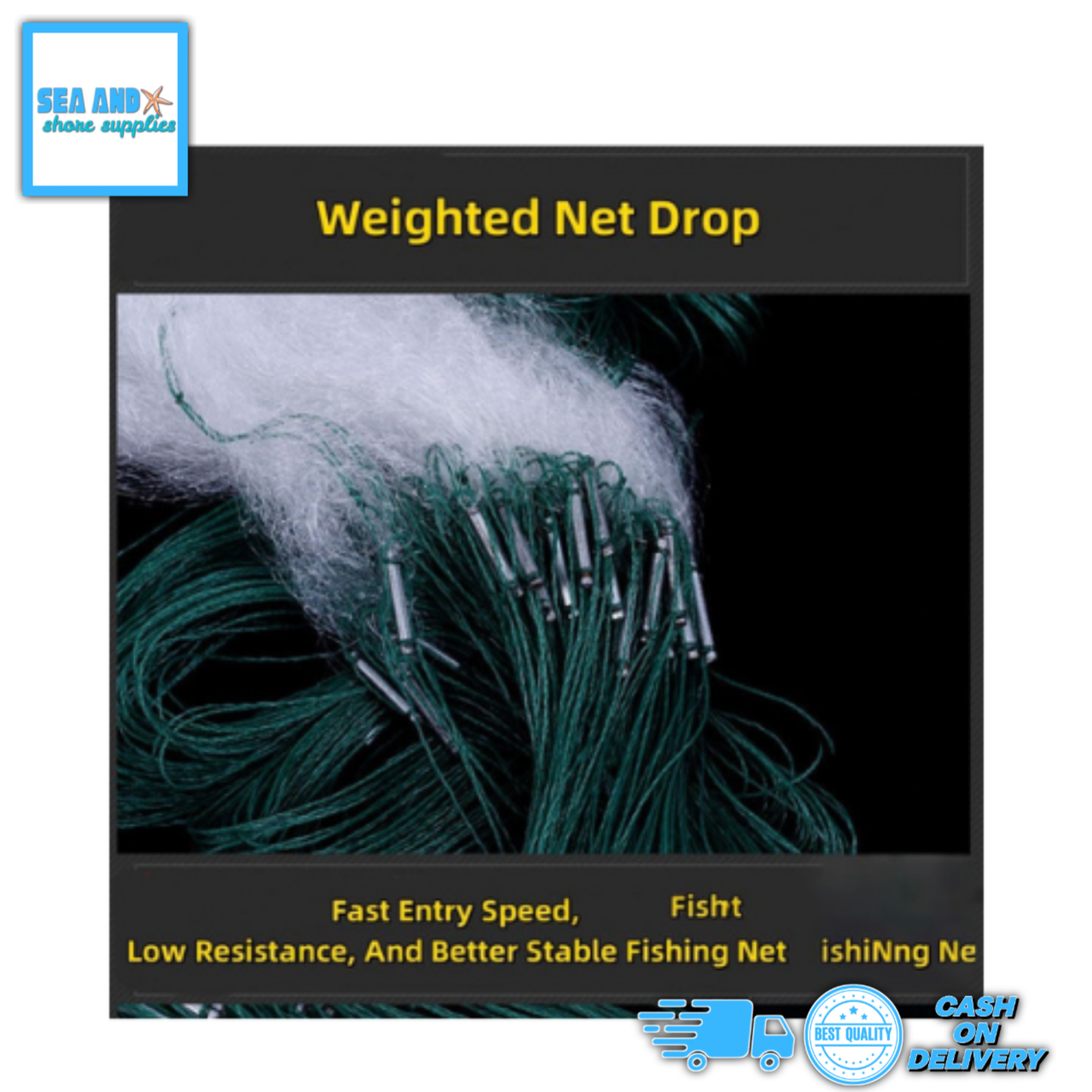 Fishing Net Crawfish Nylon Float Trap Fishing Casting Net Nylon Dip ...