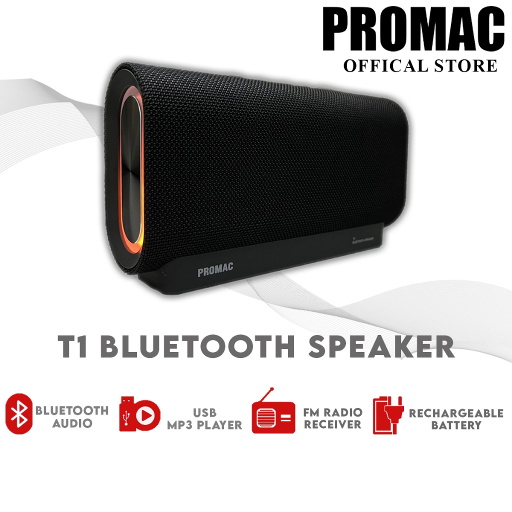 Promac T1 Bluetooth Speaker | Shopee Philippines