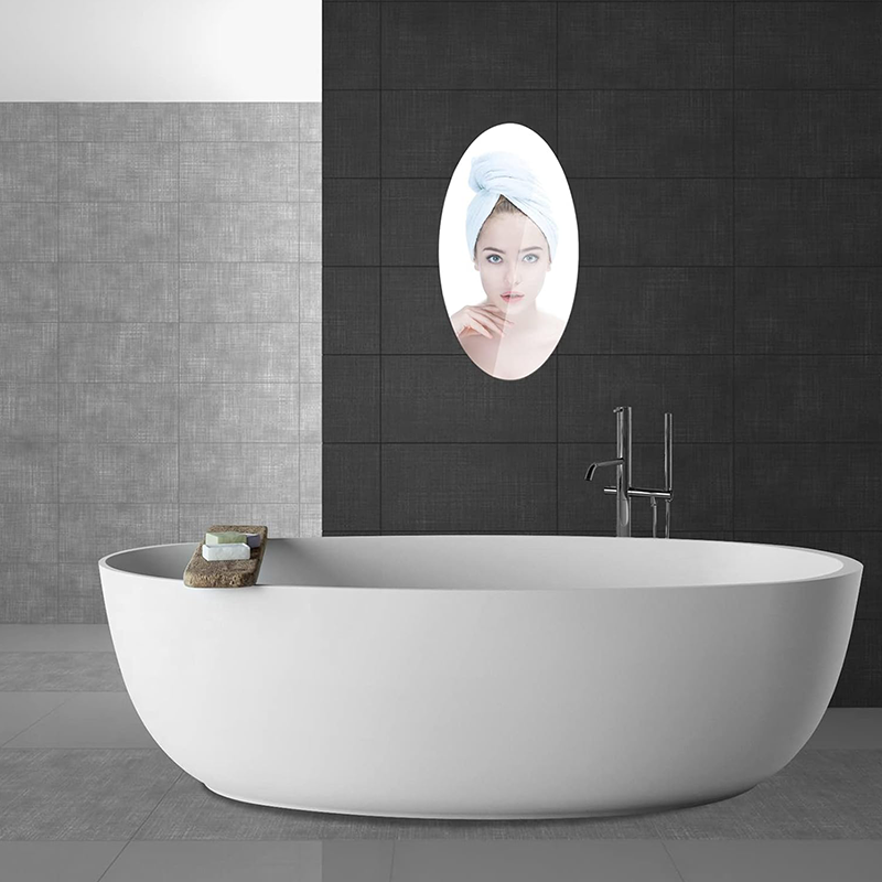 AuraBeauty Self-Adhesive Mirror Sticker Wall Acrylic Waterproof For ...