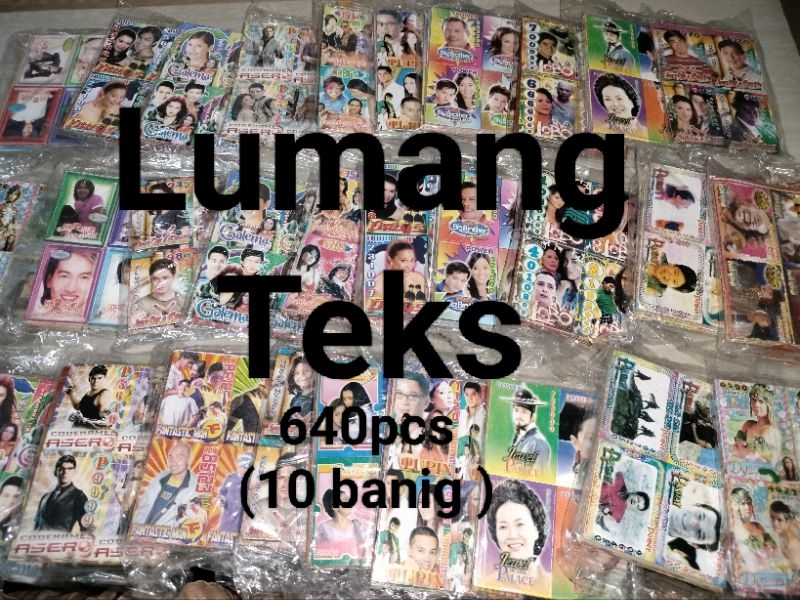 lumang Teks card collection toy batang 90s retro colletible 640pcs ...