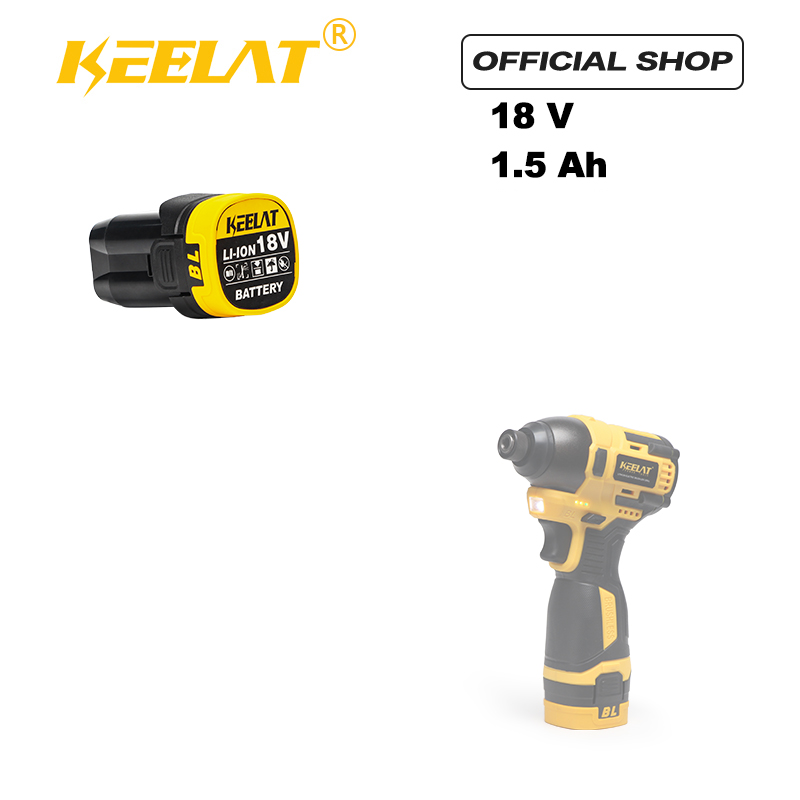 KEELAT Lithium-Ion Battery Pack for Cordless Power Tool Repeatable ...
