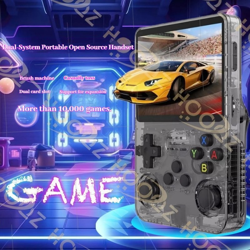 R36S Retro Handheld Video Game Console 3.5 Inch IPS Screen Player ...