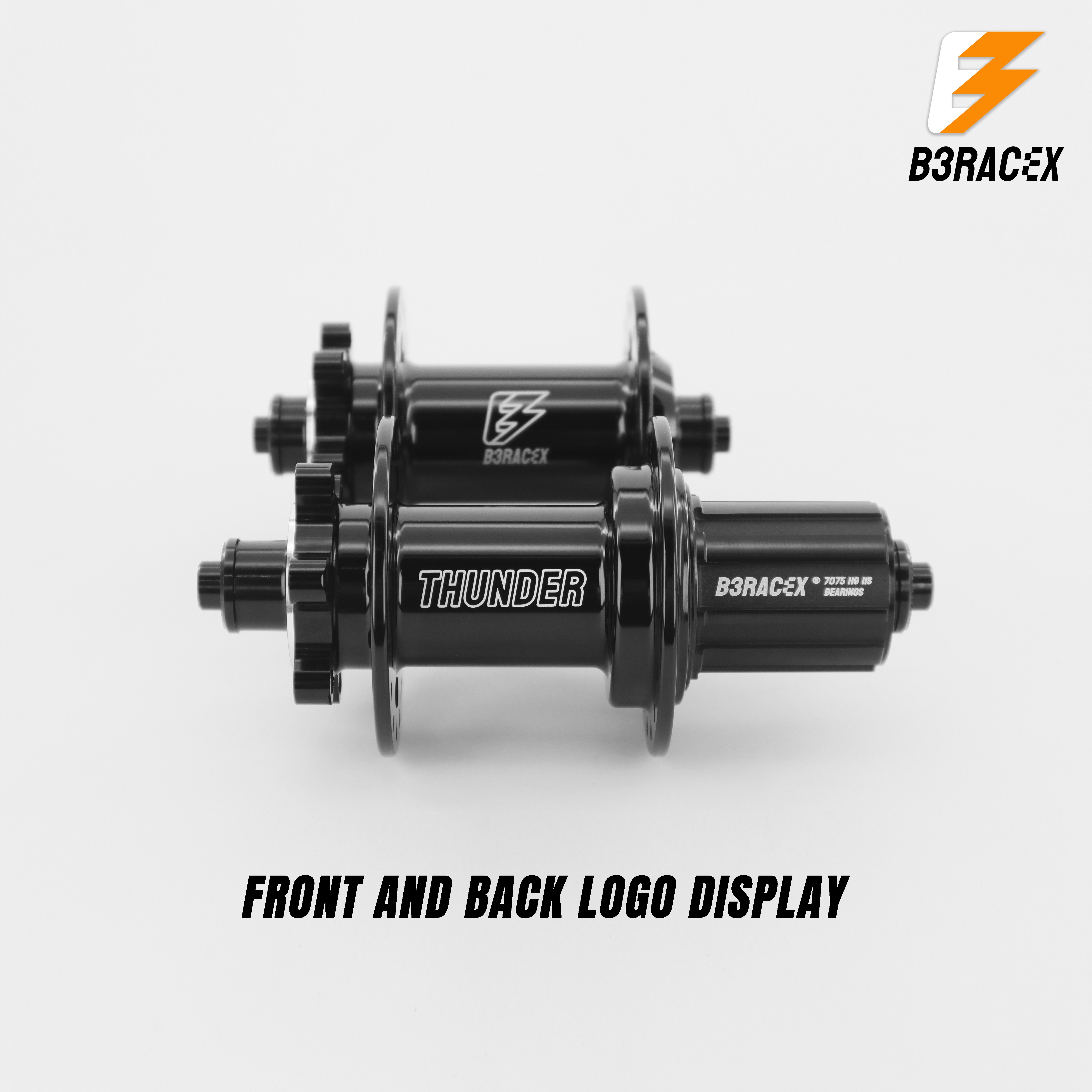 B3RACEX Thunder MTB Hub 6-Pawl 3-Tooth 32H 7 Bearing HG/XD/MS Freehub ...