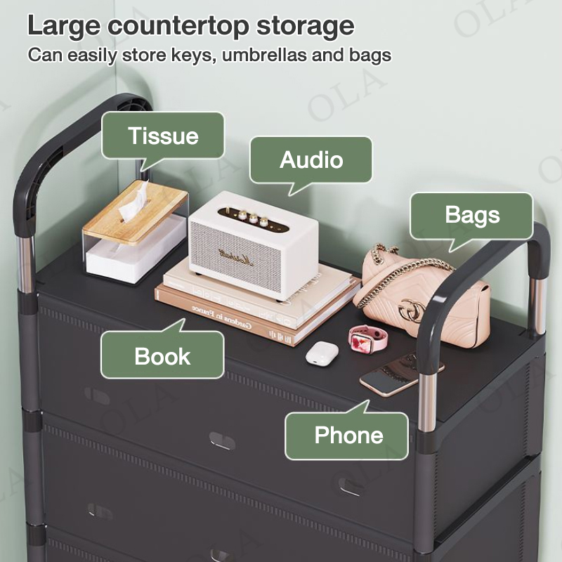 OLA Shoe rack organizer with cover Dustproof Waterproof Shoes Storage ...