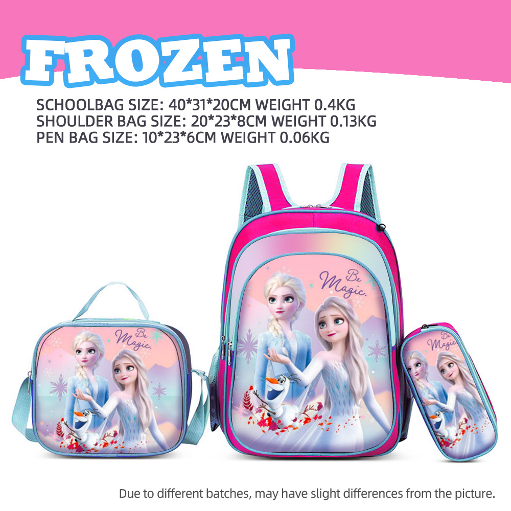 METECH 3 In 1 3D Cartoon Kids Backpack Lunch Box Pencil Case Beg School ...