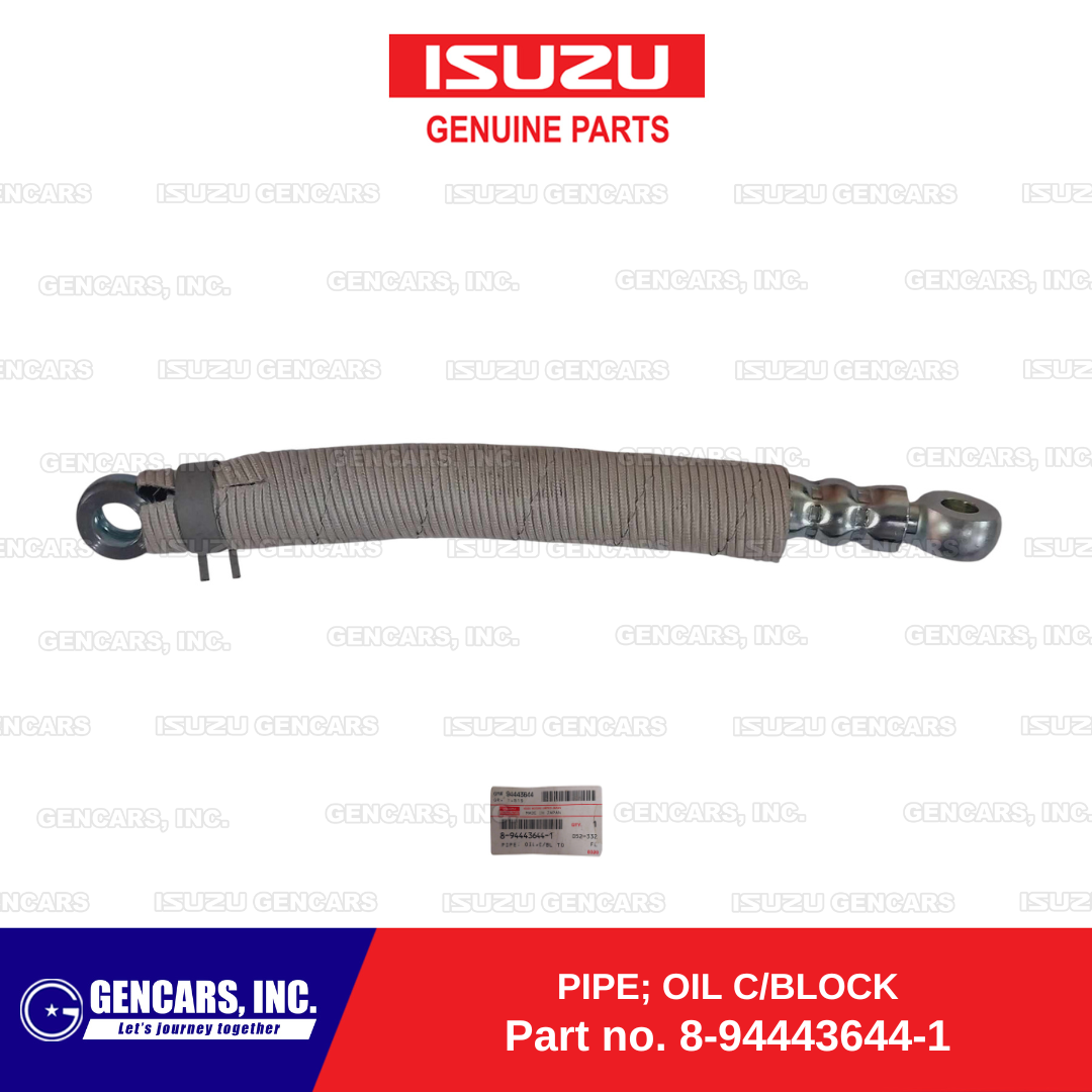 Isuzu Pipe Oil Cyl. Block for NHR 4JG2/JB1 /NKR 4JB1 (8944436441 ...