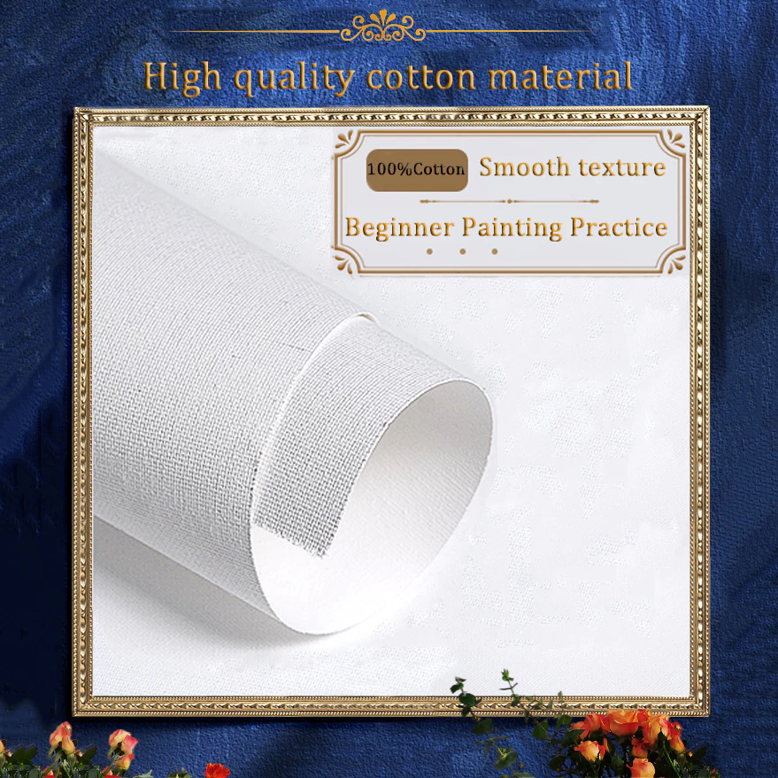 Canvas Board Painting Plain 100% Cotton with Wooden Frame for Acrylic ...