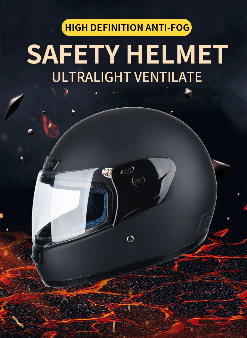 Motorcycle Helmet Full Face High definition anti-fog breathable ...