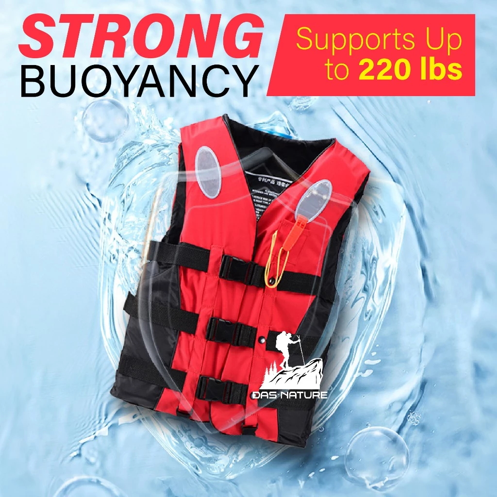 Safety Vest Life Jacket For Kids And Adult Heavy Duty Outdoor Water ...