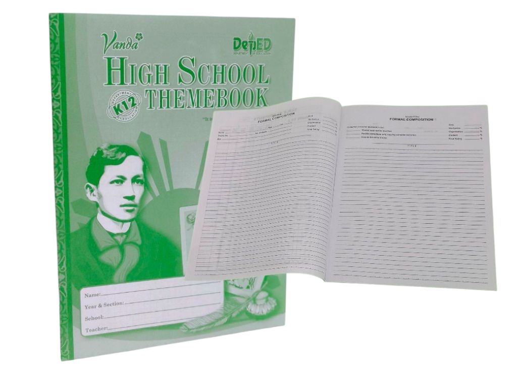 Vanda High School Formal Themebook Pack of 25 Booklets | Shopee Philippines