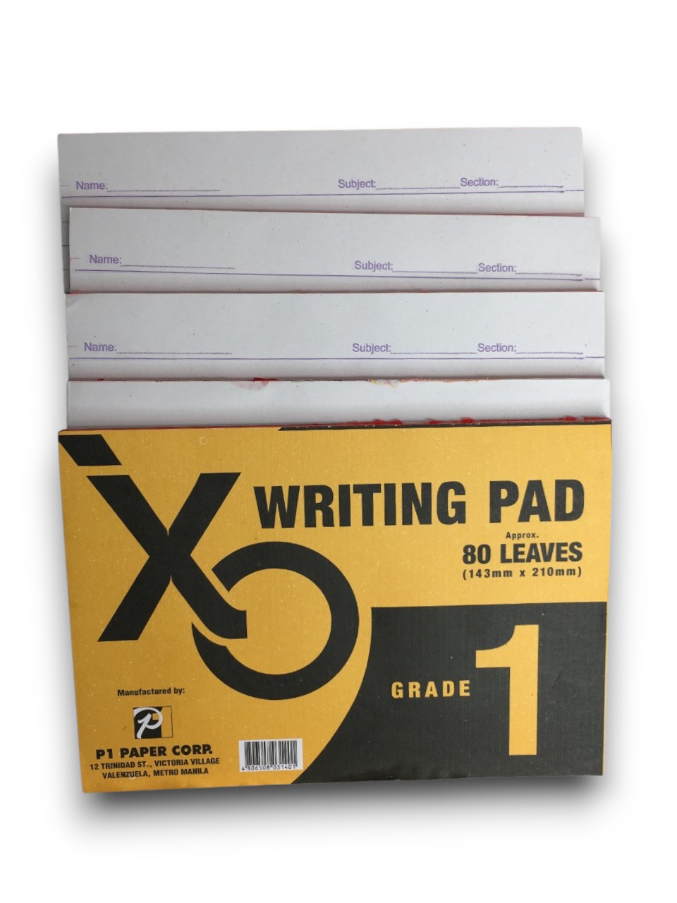 Writing Pad Grade 1 Paper Crosswise 80 Leaves per pad for Grade 1/2/3/4 ...