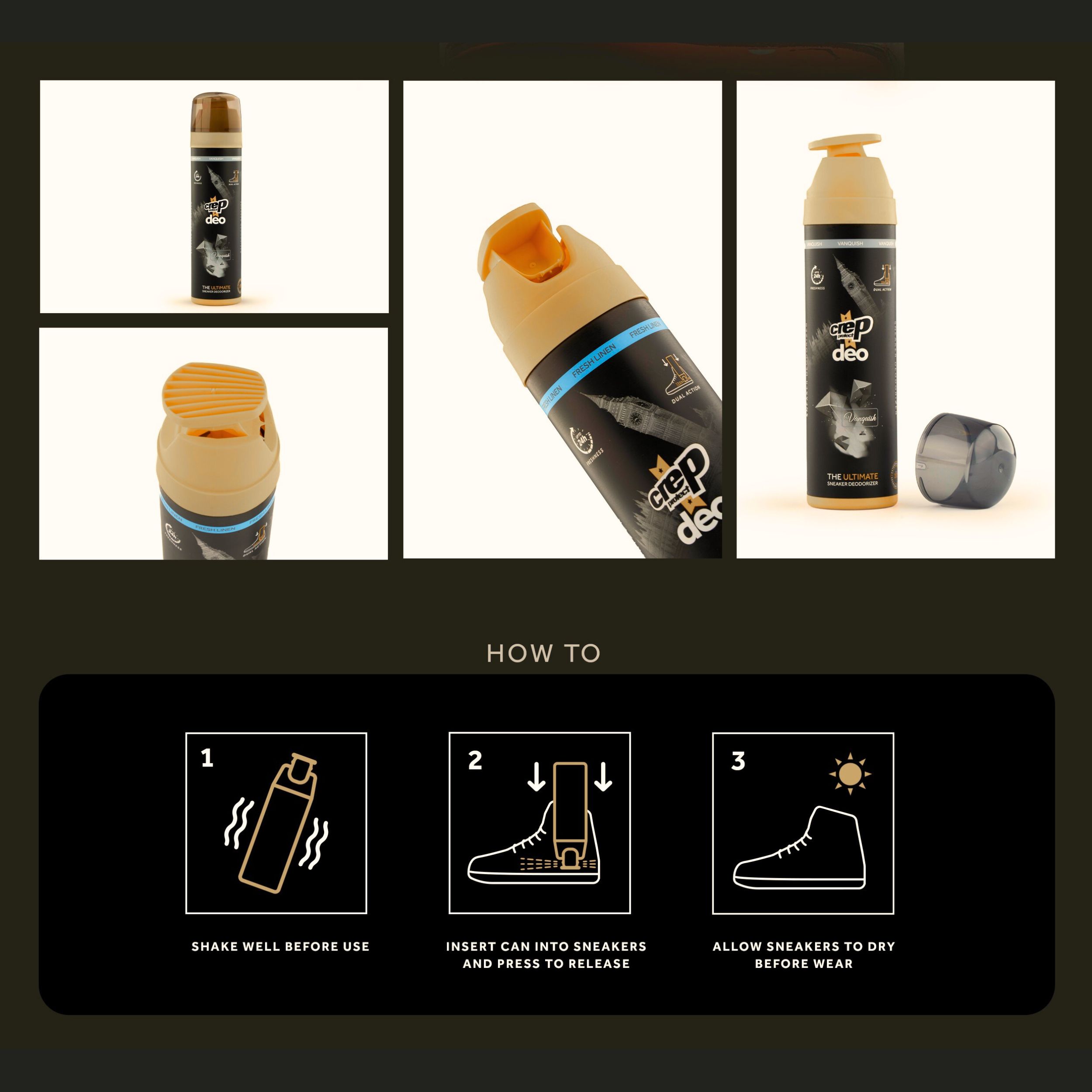 Crep Protect Deodorizer VANQUISH | Shopee Philippines