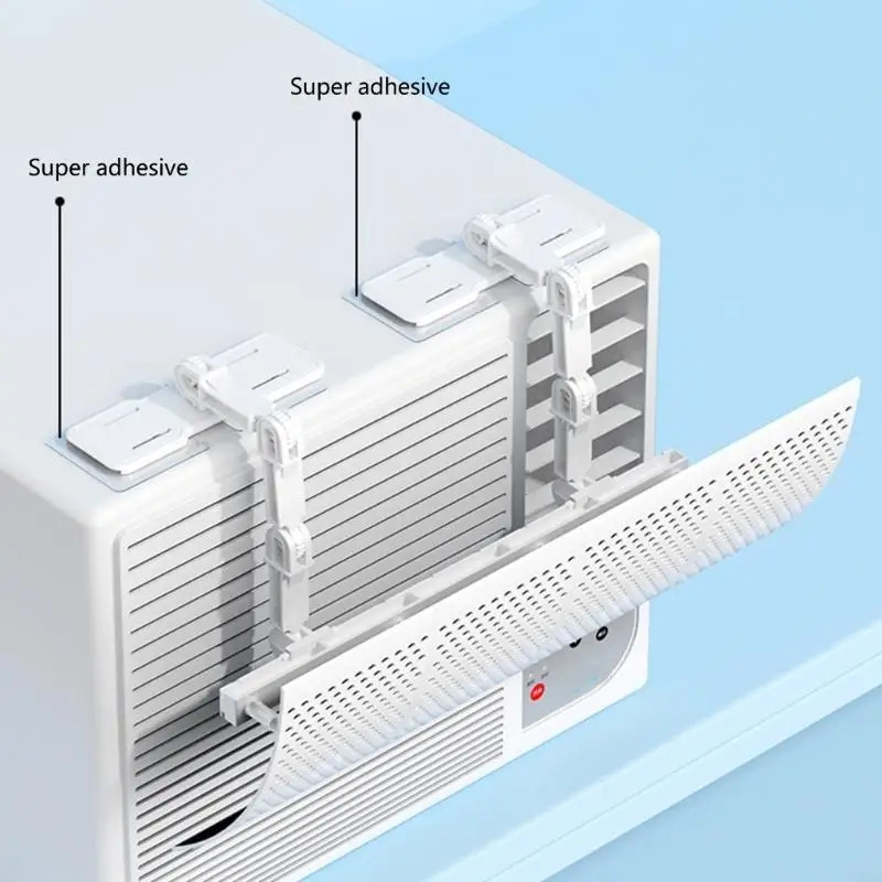 Universal Window Air Conditioner Windshield - Adjustable Wind Direction ...