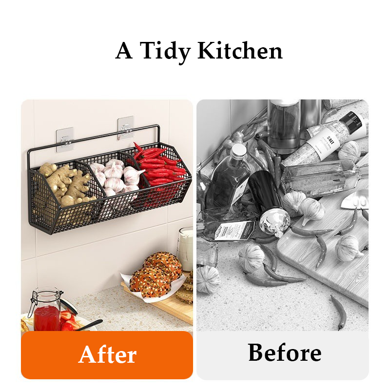Kitchen Organizer Storage Rack Condiments Organizer Hanging Organizer ...