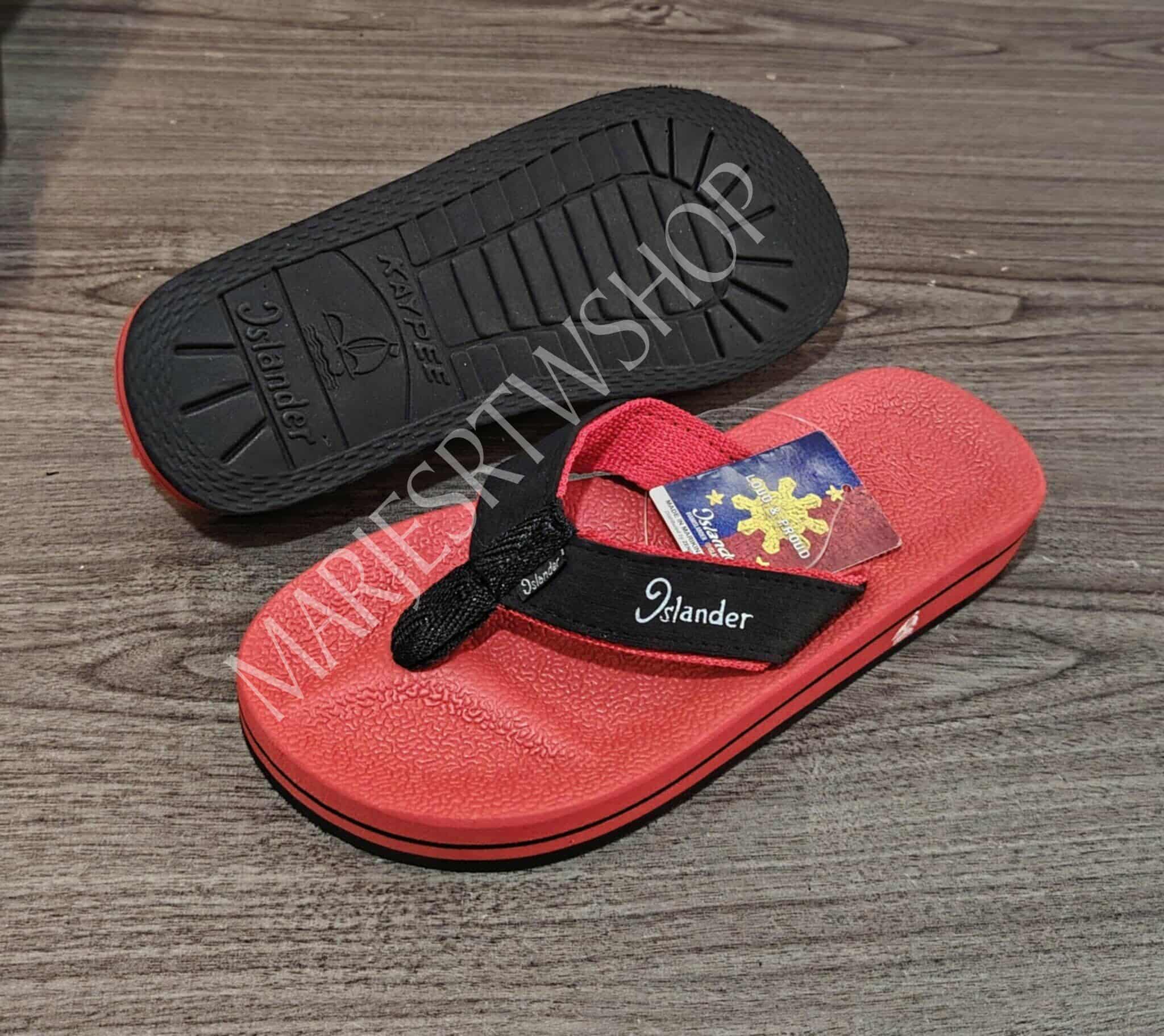 Islander CLASSIC Slippers Original ( RED ) | Shopee Philippines