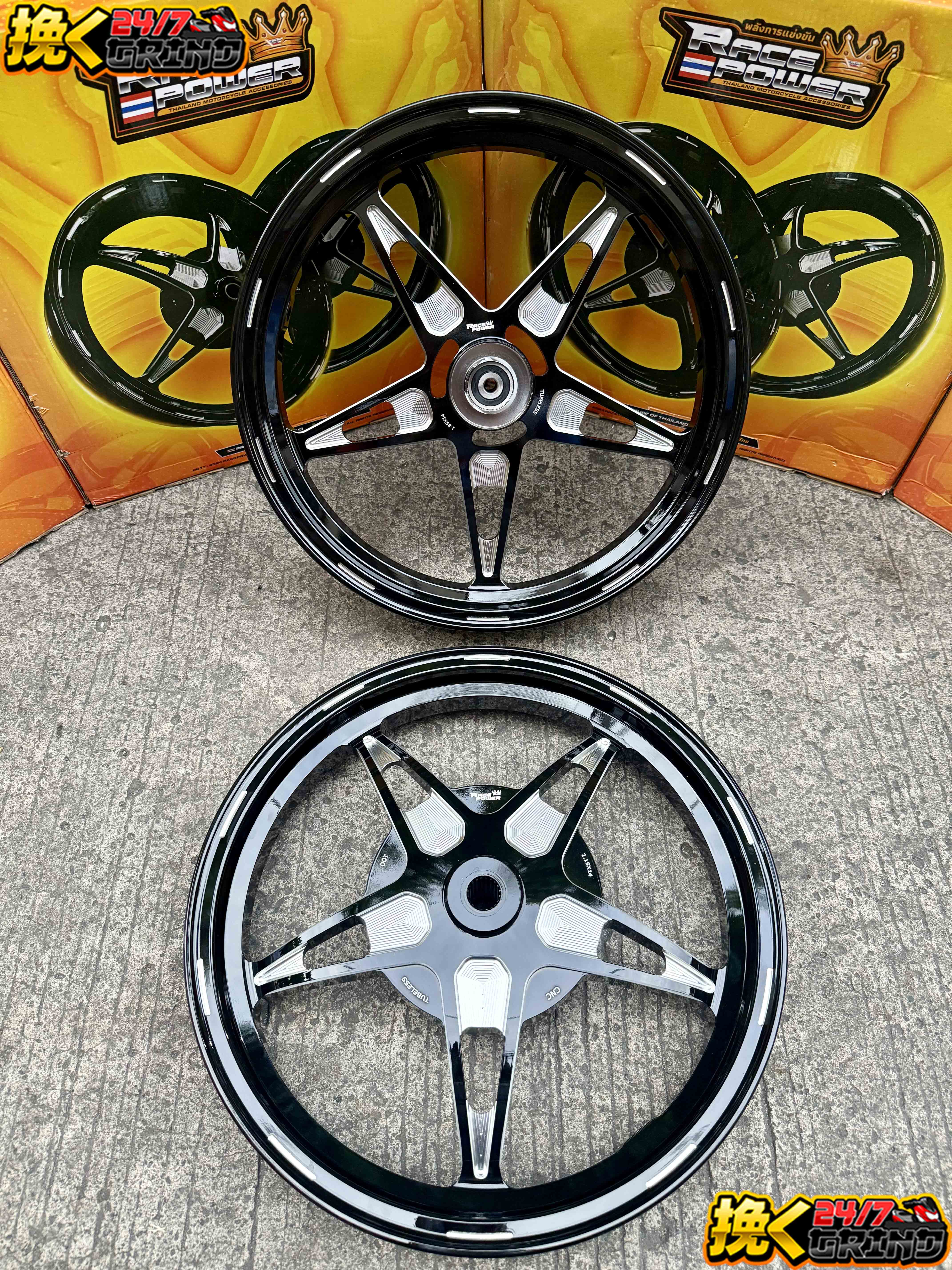 Race Power CNC MAGS STAR For Yamaha Mio Sporty (5 Spokes) | Shopee ...