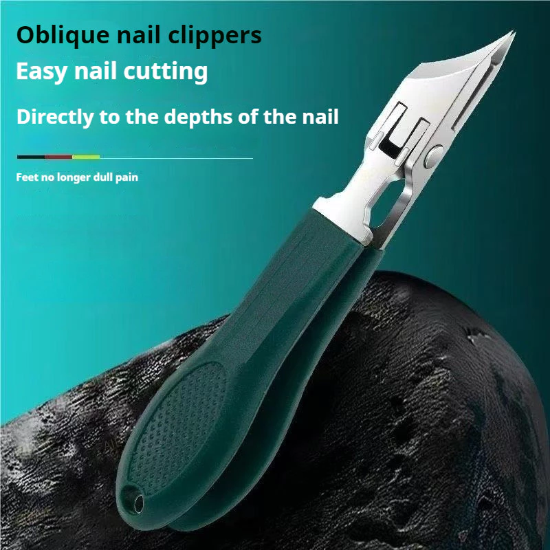 Nail Clipper Slant Mouth Anti Splash Pointed Nail Clippers Large ...