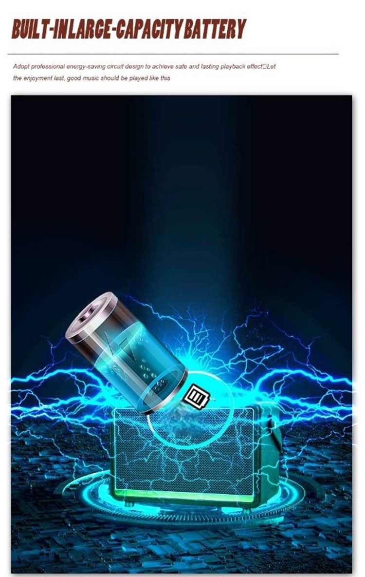 M100 Portable Wireless Bluetooth V5.3 HD Sound Quality KARAOKE Speaker ...