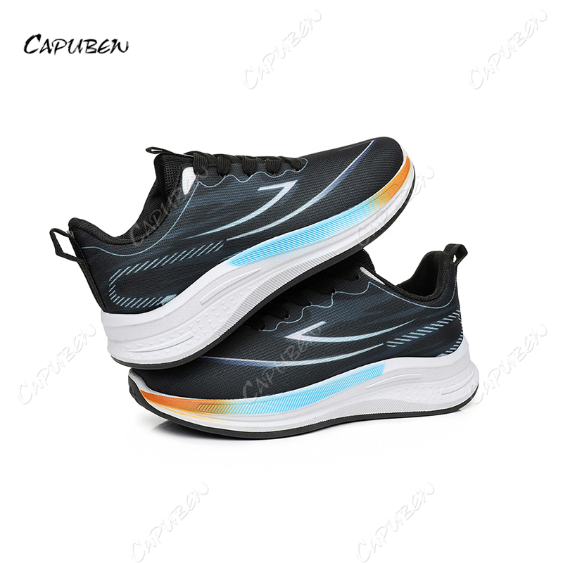 CAPUBEW Running Shoes For Men Summer Breathable Mesh Sports Shoes ...